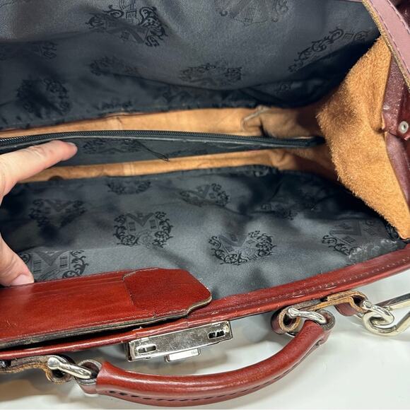 Mutsaeks Netherlands Designer Briefcase Bag - LEATHER Color Block - Picture 6 of 12